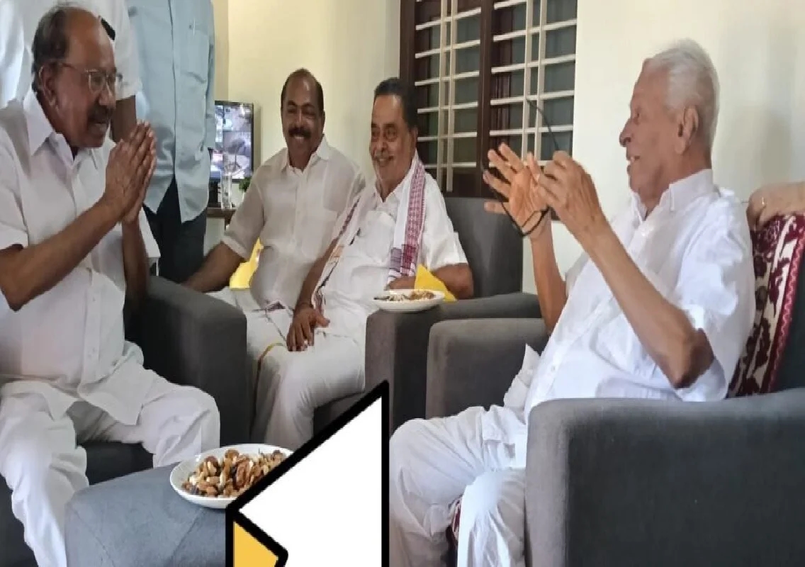 ಕಂಬಳದಿಂದ ವಿರಮಿಸಿದ ಜೋಡೆತ್ತುಗಳು ಮೊಯ್ಲಿ- ಪೂಜಾರಿ ವಿಶ್ರಾಂತದ ಭಾವಪೂರ್ಣ ಭೇಟಿ! - News Karnataka