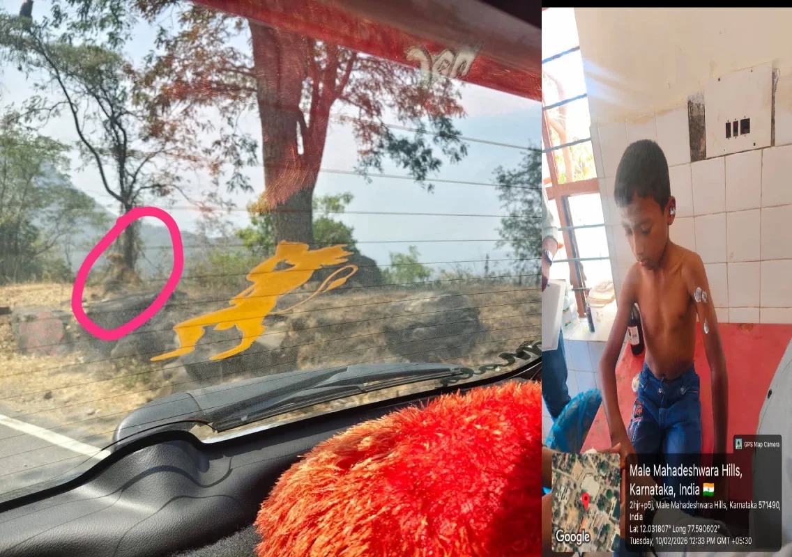 ಚಾಮರಾಜನಗರ: ಮಲೆ ಮಹದೇಶ್ವರ ಪಾದಯಾತ್ರಿಗಳ ಮೇಲೆ ಚಿರತೆ ದಾಳಿ! - News Karnataka