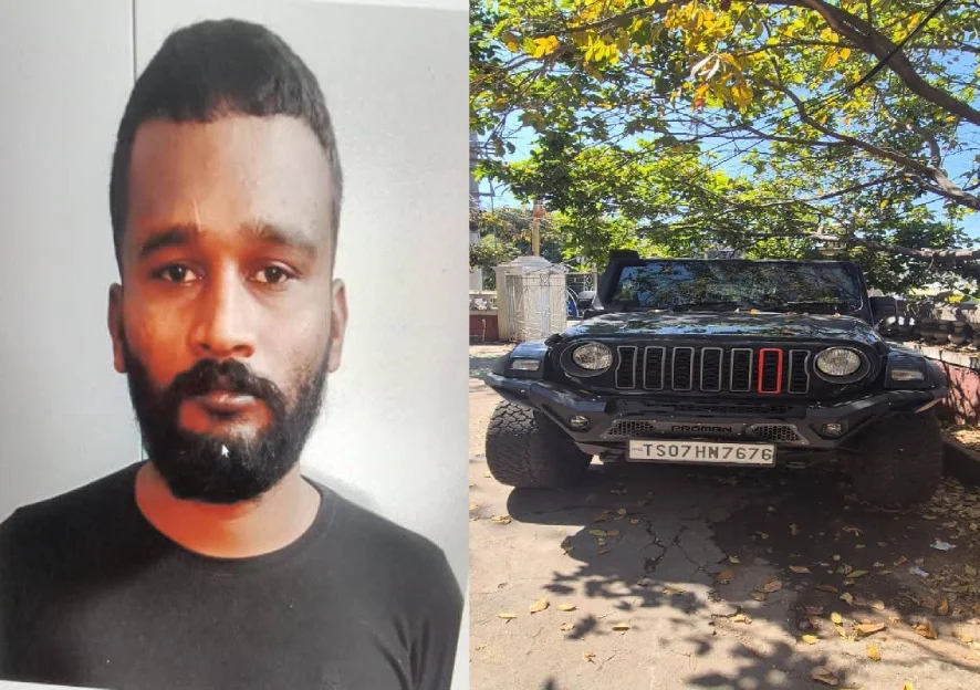 14 ಲಕ್ಷ ಮೌಲ್ಯದ ಥಾರ್, ಕಳ್ಳ ಪೊಲೀಸರ ವಶಕ್ಕೆ! - News Karnataka