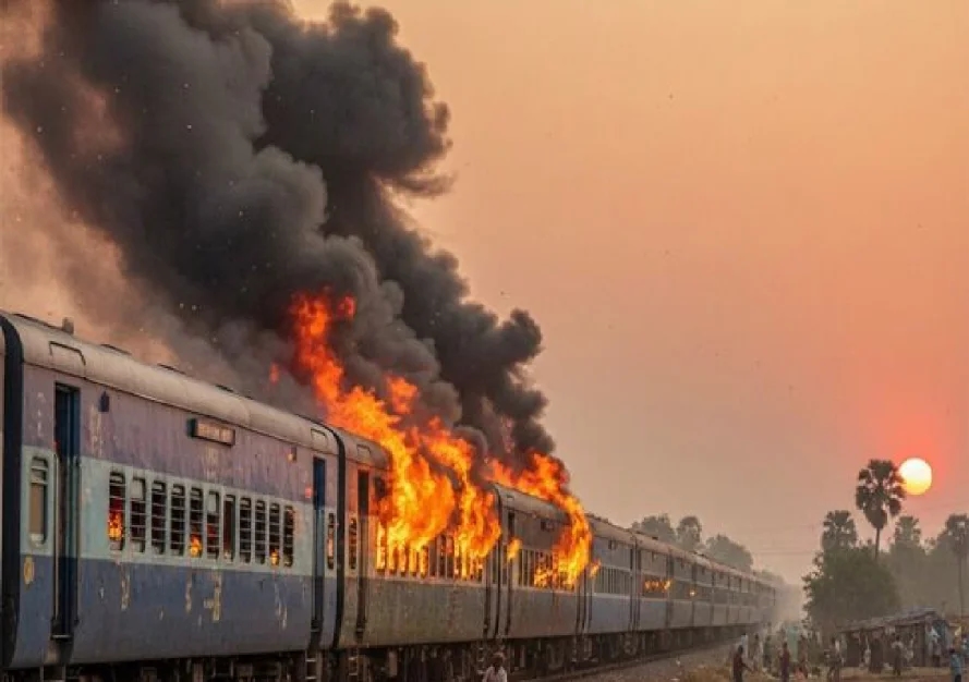 ಕತ್ವಾ-ಅಝೀಮ್ಗಂಜ್ ಪ್ಯಾಸೆಂಜರ್ ರೈಲಿನ ಬೋಗಿಯಲ್ಲಿ ಬೆಂಕಿ ಅವಘಡ! - News Karnataka