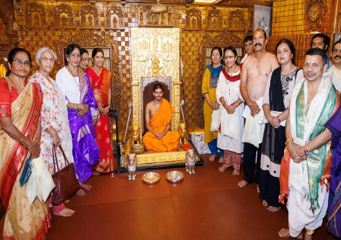ಉಡುಪಿ ಶ್ರೀಕೃಷ್ಣಮಠಕ್ಕೆ ಚಿತ್ರನಟಿ ಭಾರತಿ ವಿಷ್ಣುವರ್ಧನ್ ಭೇಟಿ - News Karnataka
