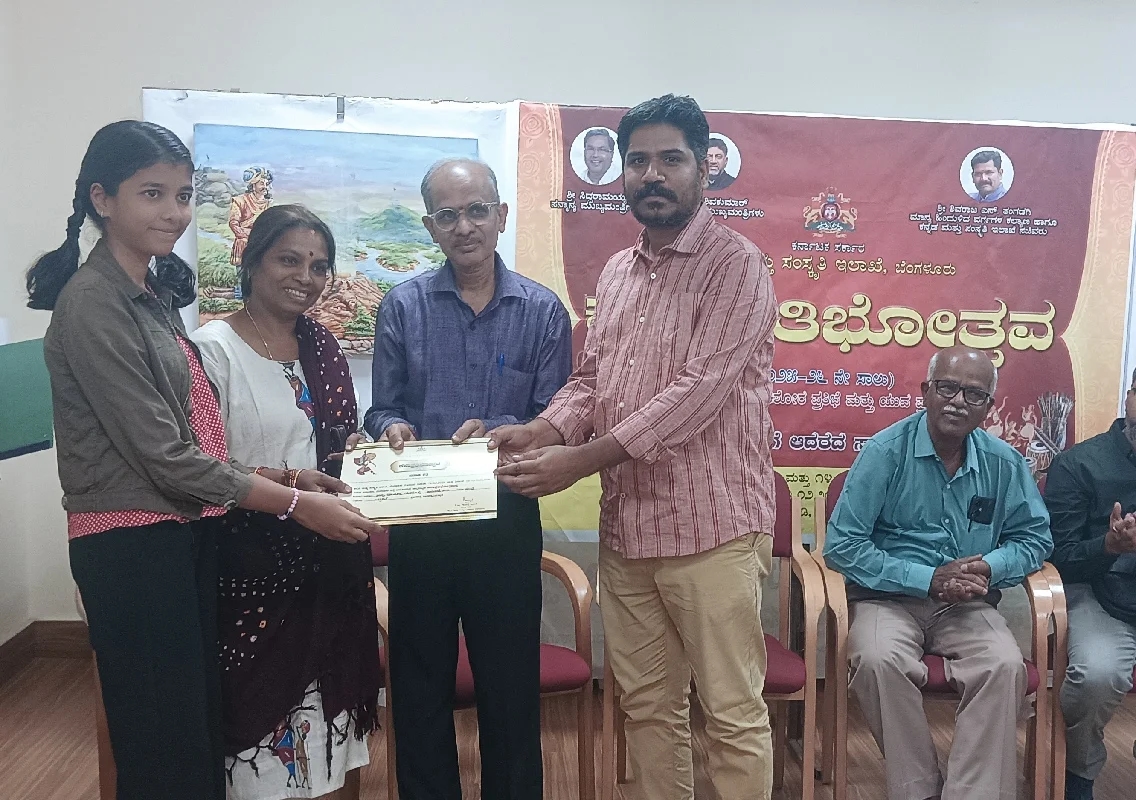 ರಾಜ್ಯಮಟ್ಟದ ಕಲಾಪ್ರತಿಭೋತ್ಸವ: ಸಾನ್ವಿ ಯರಗೊಪ್ಪಗೆ ಪ್ರಥಮ ಸ್ಥಾನ - News Karnataka