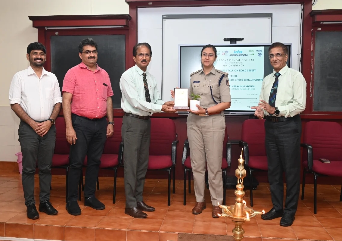 ಯೆನೆಪೊಯ ದಂತ ಮಹಾವಿದ್ಯಾಲಯದಲ್ಲಿ ರಸ್ತೆ ಸುರಕ್ಷತ ಜಾಗೃತಿ ಕಾರ್ಯಕ್ರಮ - News Karnataka