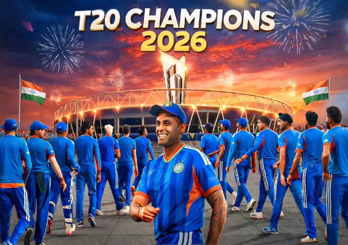 ಮೂರನೇ ಬಾರಿಗೆ ಟಿ20 ವಿಶ್ವಕಪ್ ಕಿರೀಟ ಮುಡಿಗೇರಿಸಿಕೊಂಡ ಭಾರತ! - News Karnataka