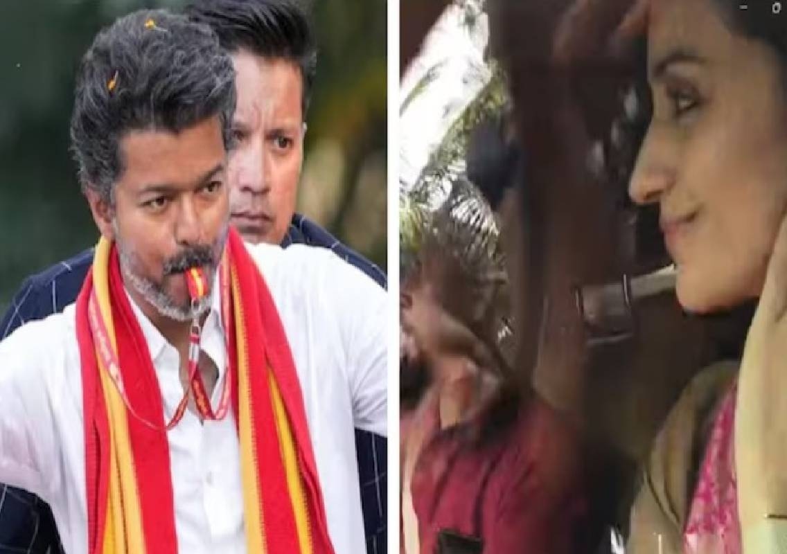 ಗೆಲುವು ಸಂಭ್ರಮಿಸಲು ವಿಜಯ್ ನಿವಾಸಕ್ಕೆ ನಟಿ ತ್ರಿಶಾ ಭೇಟಿ! - News Karnataka
