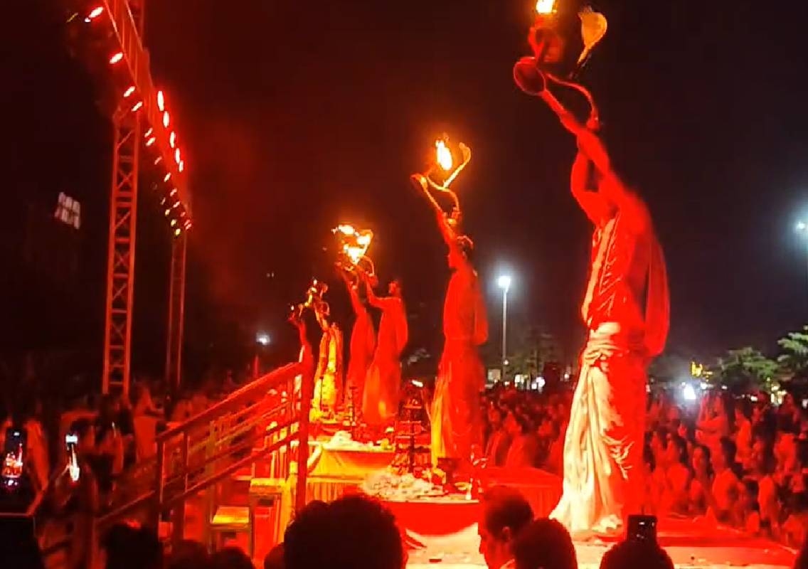 ಕೊಡವೂರು ಮಹಾರುದ್ರಯಾಗ: ಮಲ್ಪೆ ಬೀಚ್ ನಲ್ಲಿ ಭವ್ಯ ಗಂಗಾರತಿ - News Karnataka