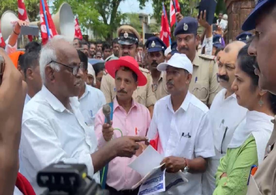 ಮಣಿಪಾಲ: ವಿವಿಧ ಬೇಡಿಕೆಗಳ ಈಡೇರಿಕೆಗೆ ಆಗ್ರಹಿಸಿ ಸಿಐಟಿಯು ಪ್ರತಿಭಟನೆ - News Karnataka