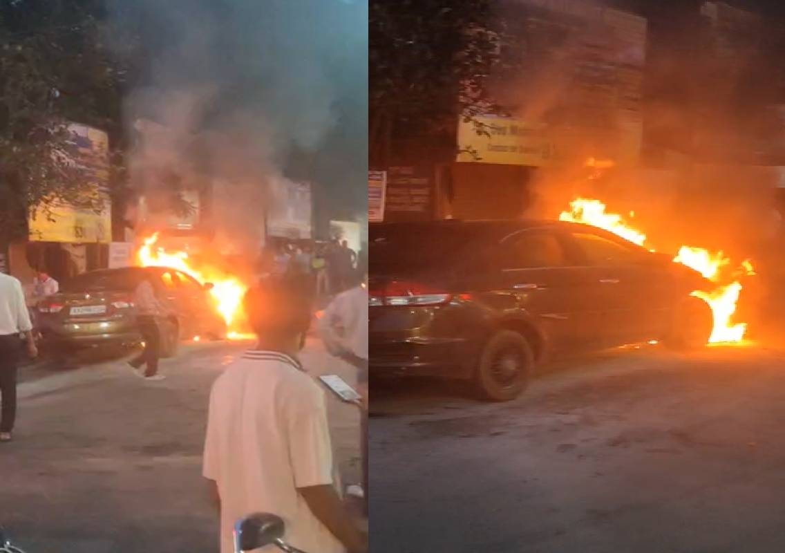 ಮೂಡುಬಿದಿರೆ : ಮಾರುತಿ ಸಿಯಾಜ್ ಕಾರಿಗೆ ಬೆಂಕಿ; ಪ್ರಾಣಾಪಾಯದಿಂದ ಪಾರು! - News Karnataka