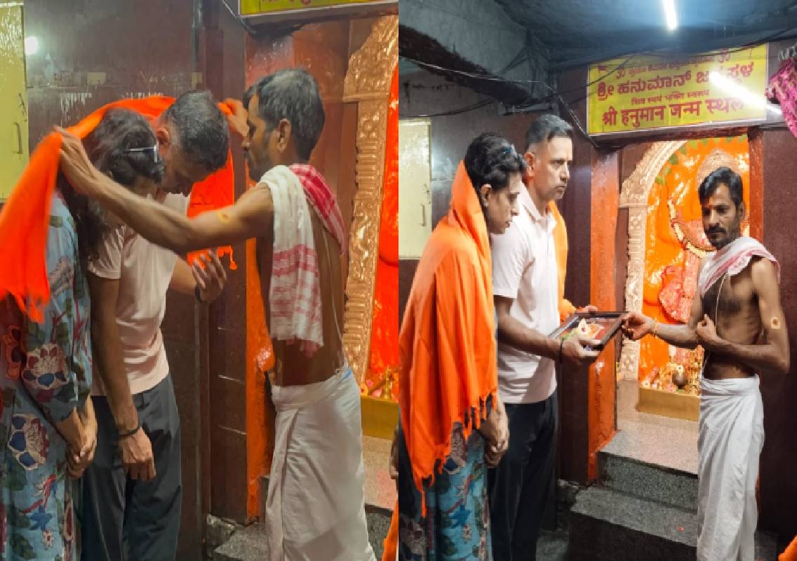 ಅಂಜನಾದ್ರಿಗೆ ಖ್ಯಾತ ಕ್ರಿಕೆಟಿಗ ರಾಹುಲ್ ದ್ರಾವಿಡ್ ಭೇಟಿ! - News Karnataka