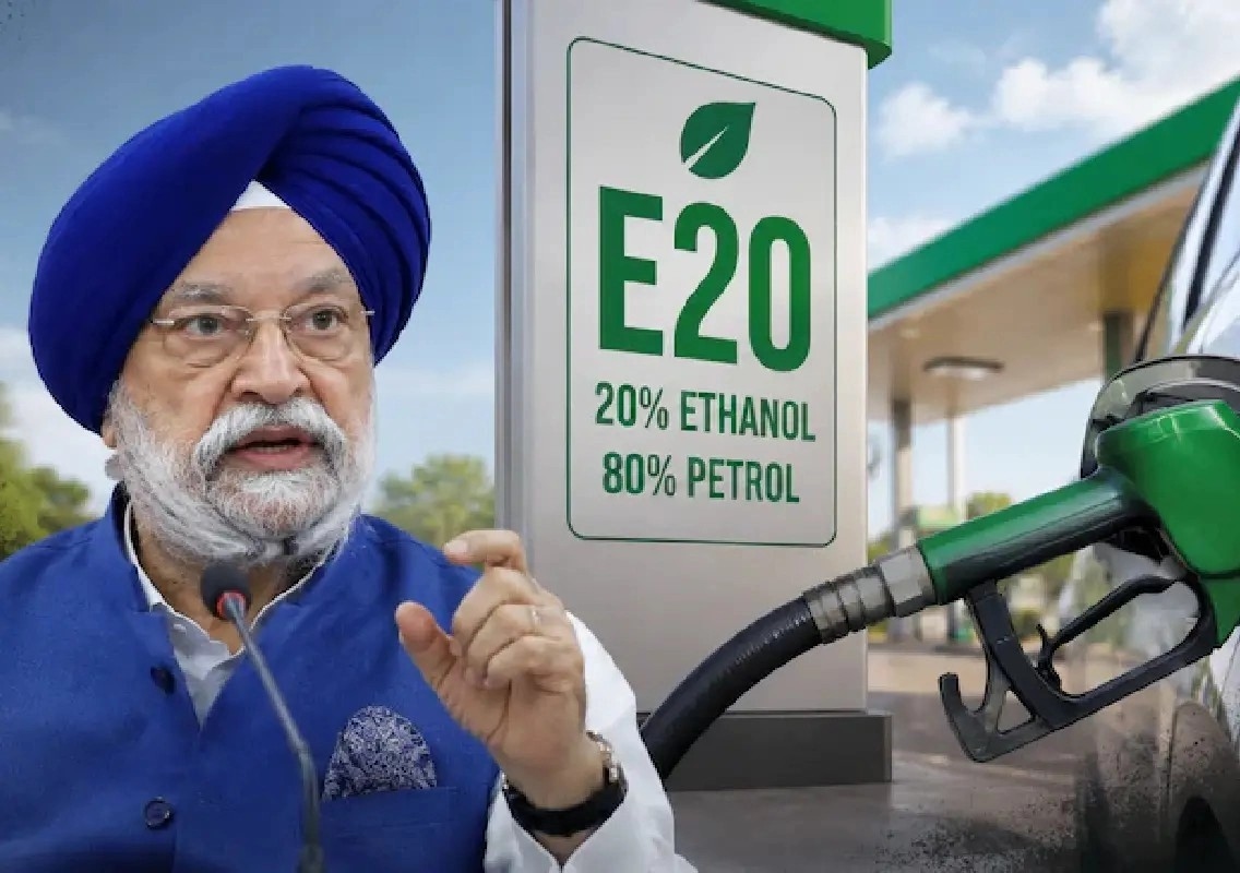 E20 ಎಥೆನಾಲ್ ಮಿಶ್ರಿತ ಪೆಟ್ರೋಲ್ ತಯಾರಿಸಲಾಗಿದೆ ಎಂಬ ವಿವಾದವನ್ನು ತಳ್ಳಿ ಹಾಕಿದ ಕೇಂದ್ರ ಪೆಟ್ರೋಲಿಯಂ ಸಚಿವ ಹರ್ದೀಪ್ ಸಿಂಗ್ ಪುರಿ - News Karnataka