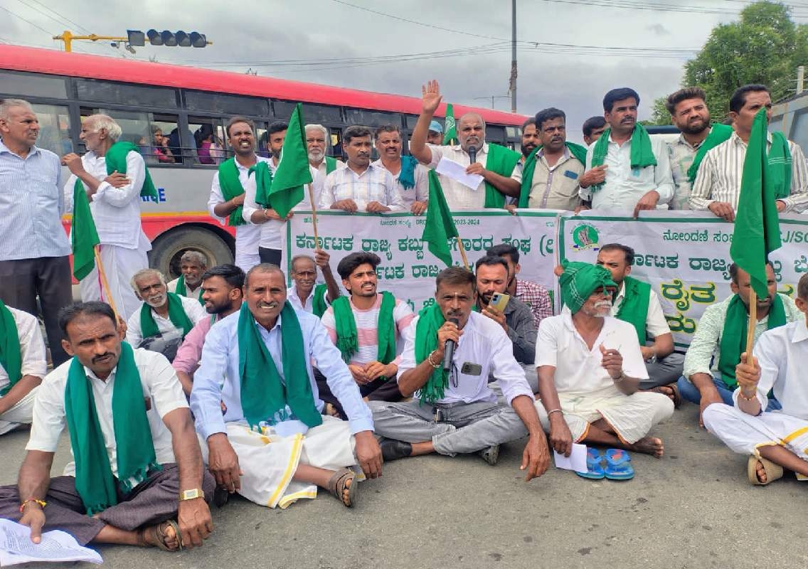 "ತಕ್ಷಣ ನೀರು ಬಿಡದಿದ್ದರೆ ಇಲಾಖೆಗೆ ಬೀಗ" – ಹಳ್ಳಿಕೆರೆಹುಂಡಿ ಭಾಗ್ಯರಾಜ್ ಎಚ್ಚರಿಕೆ - News Karnataka