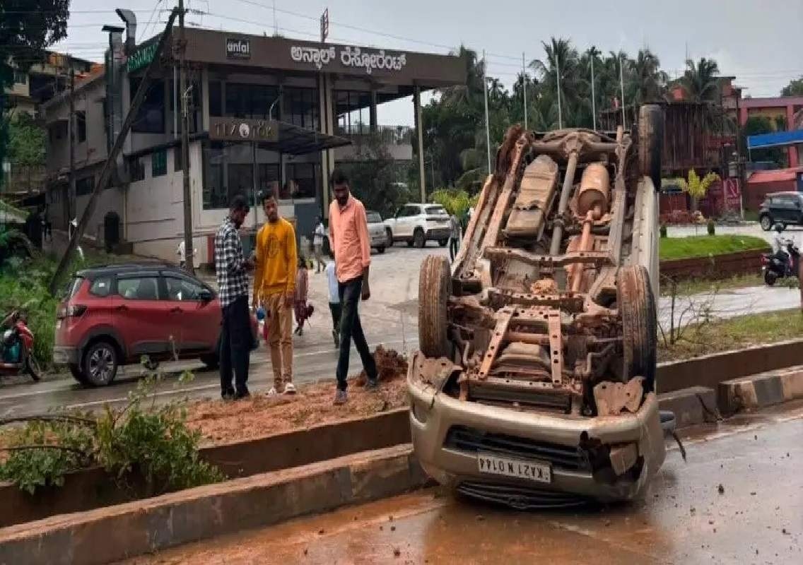ಸುರಿಕುಮೇರು: ರಸ್ತೆ ಅಪಘಾತ; ಒಂದೇ ಕುಟುಂಬದ ಆರು ಮಂದಿಗೆ ಗಾಯ - News Karnataka