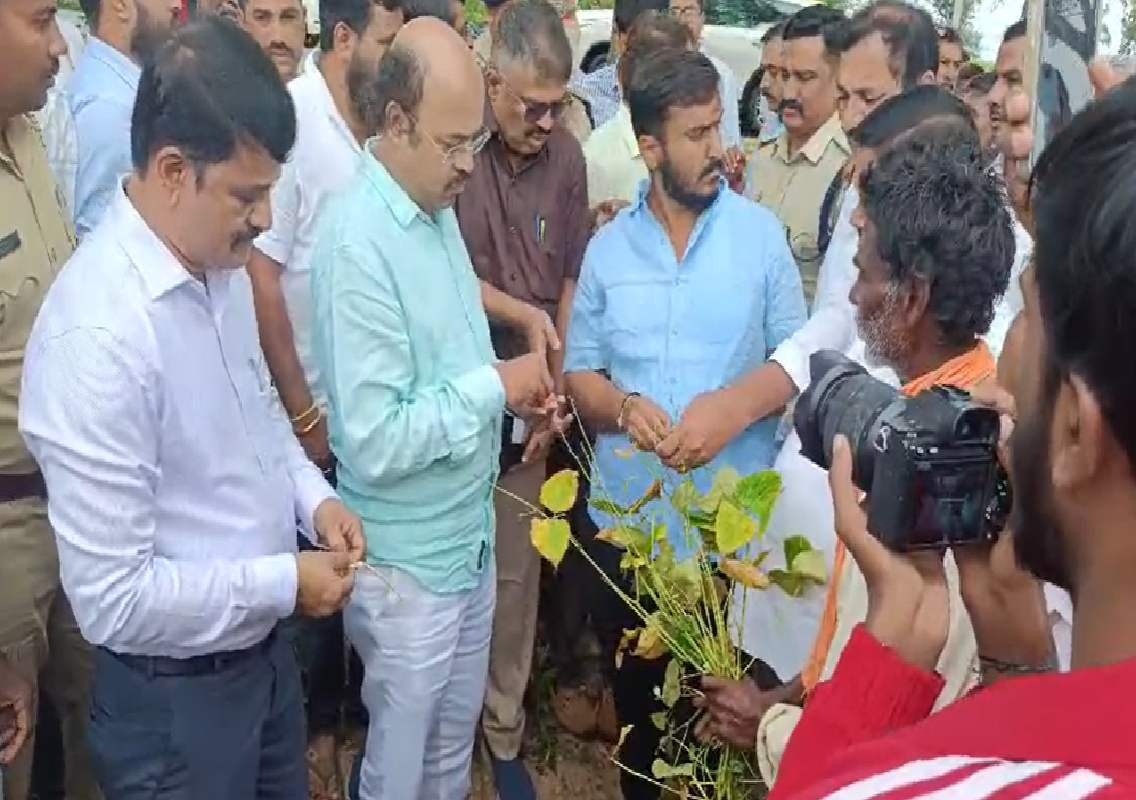 ಹುಣಸೂರು ತಾಲ್ಲೂಕಿನಲ್ಲಿ ಸಚಿವ ಯತೀಂದ್ರ ಸಿದ್ದರಾಮಯ್ಯ ಬರ ವೀಕ್ಷಣೆ! - News Karnataka