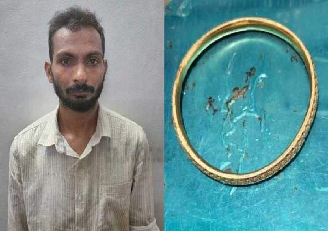 ಸುಲಿಗೆ ಪ್ರಕರಣದ ಆರೋಪಿಯ ಬಂಧನ- ಎರಡು ಚಿನ್ನದ ಬಳೆಗಳು ವಶಕ್ಕೆ! - News Karnataka