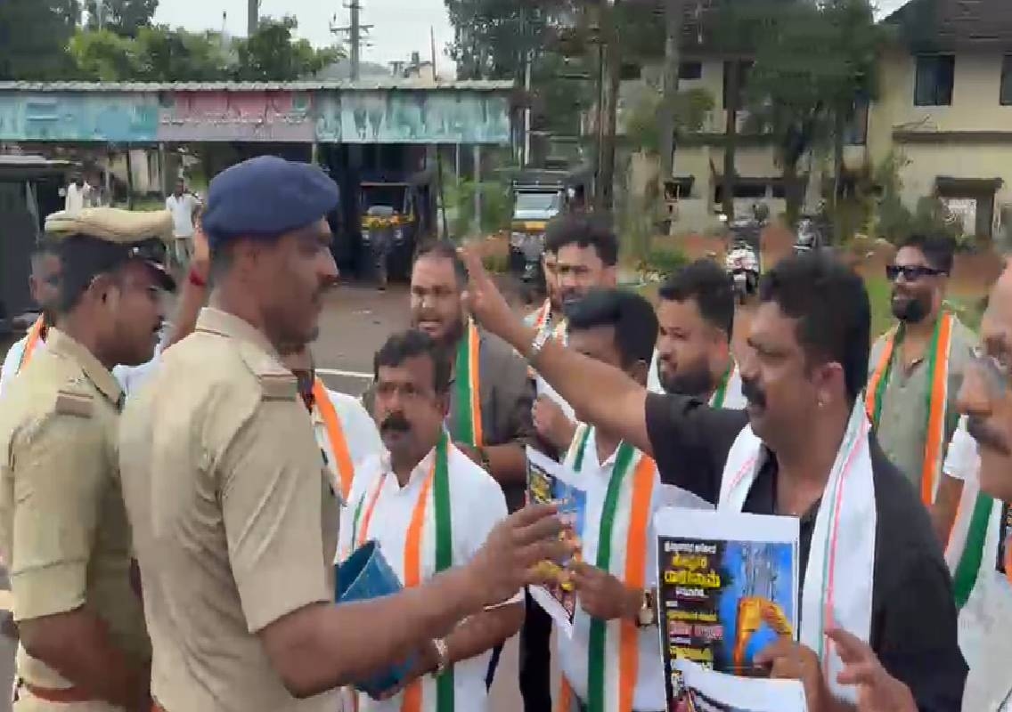 ಕಾರ್ಕಳದಲ್ಲಿ ಕಾಂಗ್ರೆಸ್ ಪ್ರತಿಭಟನೆ; ಸುನಿಲ್ ಕುಮಾರ್ ಕಚೇರಿಗೆ ಮುತ್ತಿಗೆ ಯತ್ನ - News Karnataka