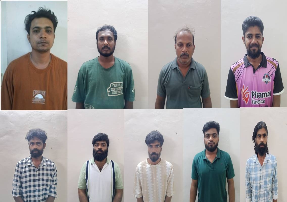 ಮಾದಕ ವಸ್ತು ಜಾಲದ ಮೇಲೆ ಪೊಲೀಸ್ ದಾಳಿ: 10 ಮಂದಿ ಬಂಧನ - News Karnataka