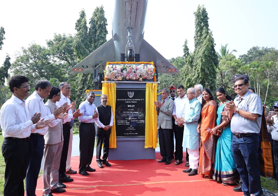 ಎನ್ಐಟಿಕೆ ಸುರತ್ಕಲ್ನಲ್ಲಿ ಮಿಗ್-21 ಯುದ್ಧ ವಿಮಾನದ ಸ್ಥಾಪನೆ - News Karnataka