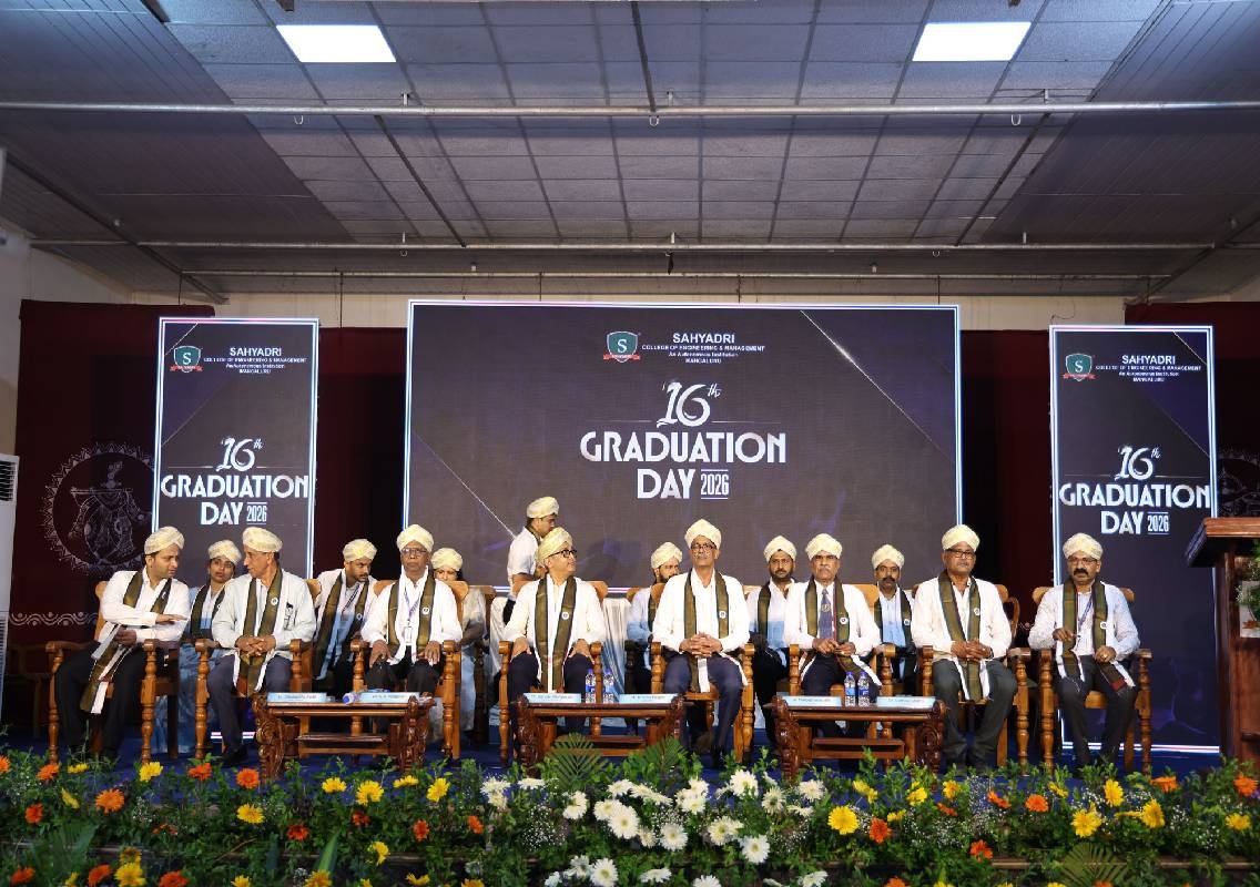 ಮಂಗಳೂರಿನ ಸಹ್ಯಾದ್ರಿ ಕಾಲೇಜಿನಲ್ಲಿ ಹದಿನಾರನೇ ಎಂಜಿನಿಯರಿಂಗ್ ಪದವಿ ಪ್ರದಾನ ಸಮಾರಂಭ - News Karnataka
