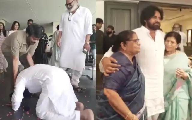ಚುನಾವಣೆ ಗೆದ್ದ ಕಲ್ಯಾಣ್ಗೆ ಅಣ್ಣ ಚಿರಂಜೀವಿ ಮನೆಯಲ್ಲಿ ಅದ್ದೂರಿ ಸ್ವಾಗತ - News Karnataka