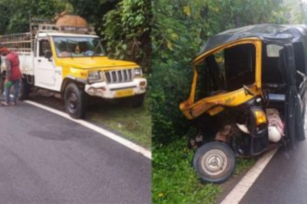 ರಿಕ್ಷಾ, ಪಿಕಪ್ ಢಿಕ್ಕಿ; ಇಬ್ಬರಿಗೆ ಗಂಭೀರ ಗಾಯ - News Karnataka