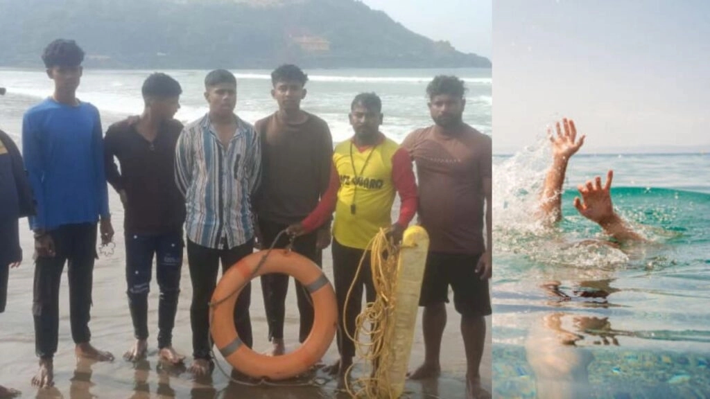ಸಮುದ್ರದ ಅಲೆಗಳ ಸೆಳೆತಕ್ಕೆ ಕೊಚ್ಚಿಹೋದ ವಿದ್ಯಾರ್ಥಿಗಳು; ಜೀವ ಉಳಿಸಿದ ಲೈಫ್ ಗಾರ್ಡ್ಸ್! - News Karnataka