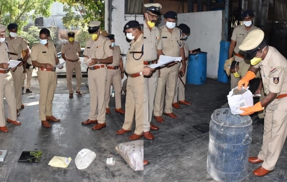 ಪಡುಬಿದ್ರಿ: ಪೊಲೀಸರಿಂದ 16.62 ಲಕ್ಷ ರೂ.ಮೌಲ್ಯದ ಗಾಂಜಾ ನಾಶ - News Karnataka