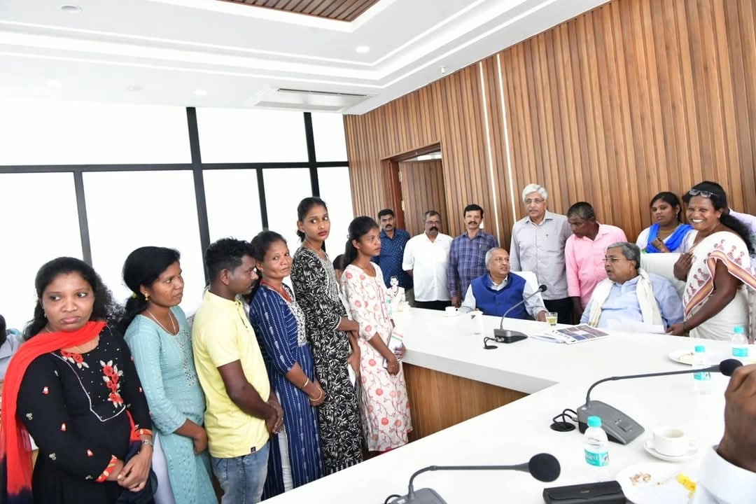 ಕೊರಗ ಅಭಿವೃದ್ಧಿ ಸಂಘಗಳ ಒಕ್ಕೂಟದ ನಿಯೋಗದಿಂದ ಮುಖ್ಯಮಂತ್ರಿಗಳ ಭೇಟಿ - News Karnataka
