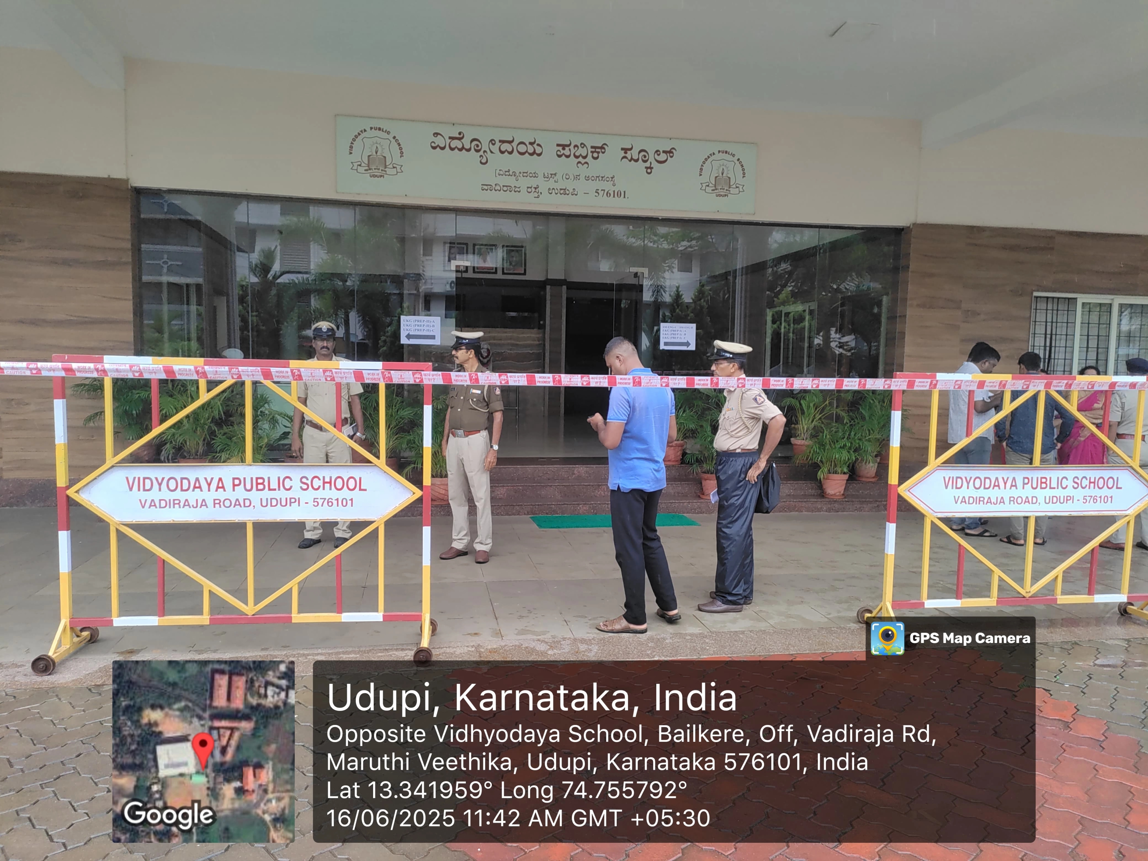 ಉಡುಪಿ ವಿದ್ಯೋದಯ ಪಬ್ಲಿಕ್ ಸ್ಕೂಲ್ ಗೆ ಹುಸಿ ಬಾಂಬ್ ಬೆದರಿಕೆ - News Karnataka
