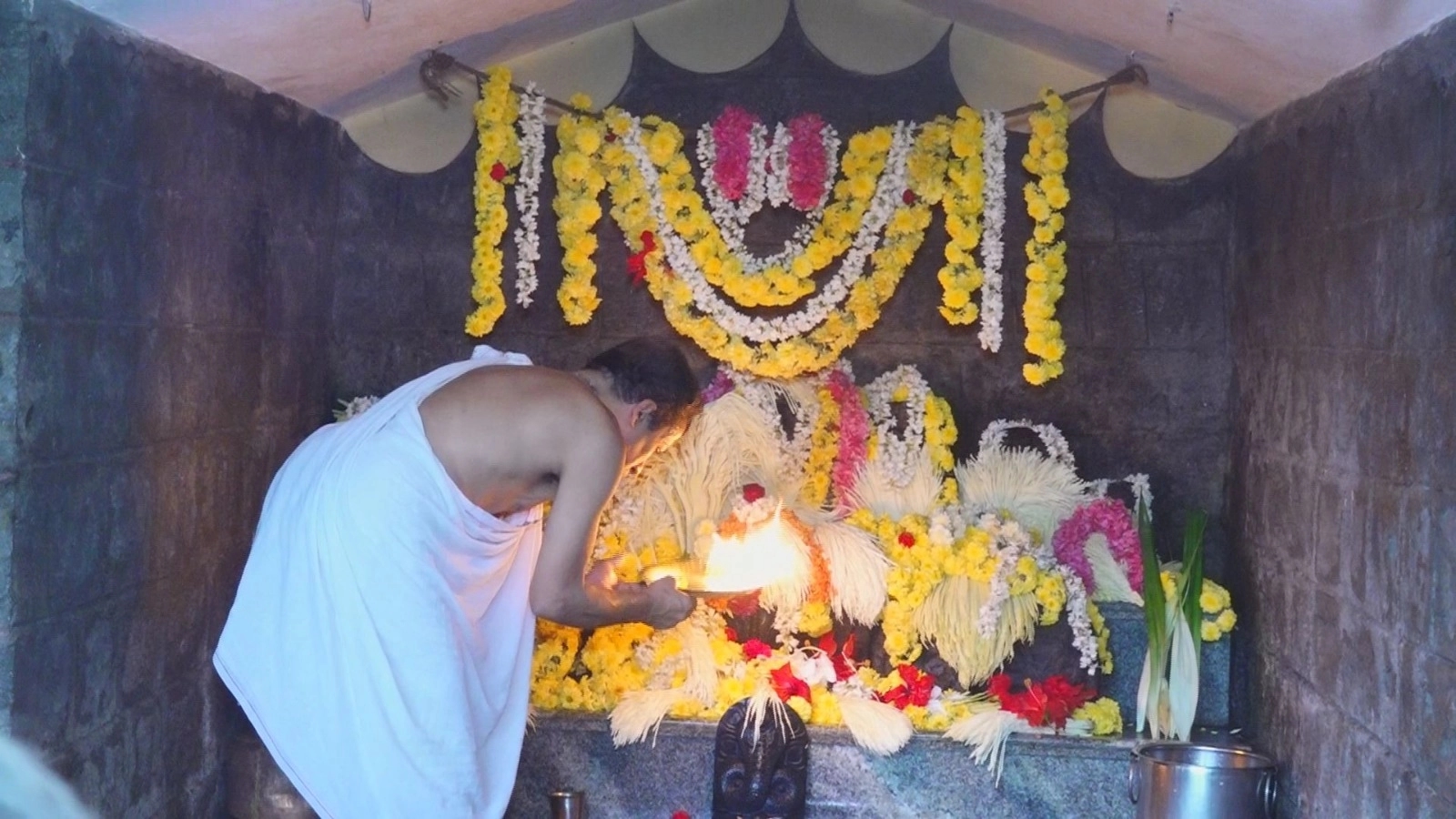 ಕಡೆಕಾರು ಶ್ರೀ ಲಕ್ಷ್ಮೀ ನಾರಾಯಣ ಮಠದಲ್ಲಿ ನಾಗದೇವರಿಗೆ ಪಂಚಾಮೃತ ಅಭಿಷೇಕ - News Karnataka