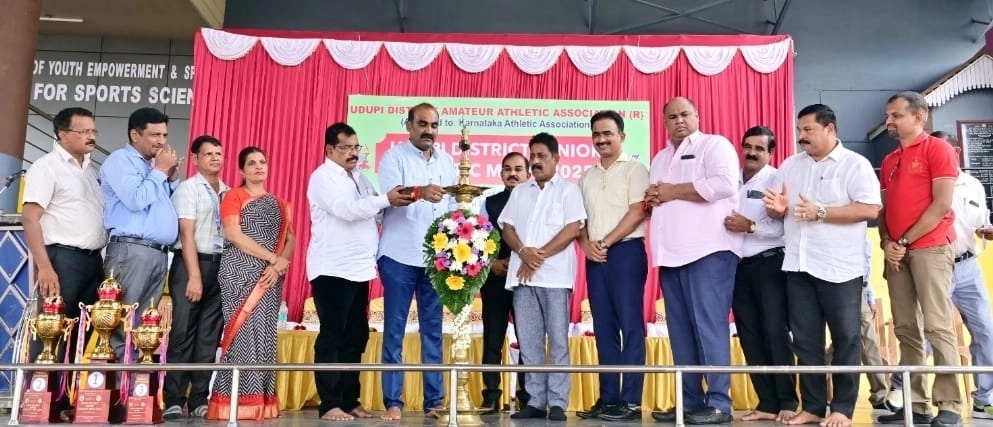 ಉಡುಪಿ ಜಿಲ್ಲಾ ಜ್ಯೂನಿಯರ್ ಅಥ್ಲೆಟಿಕ್ ಮೀಟ್ ಉದ್ಘಾಟನೆ - News Karnataka