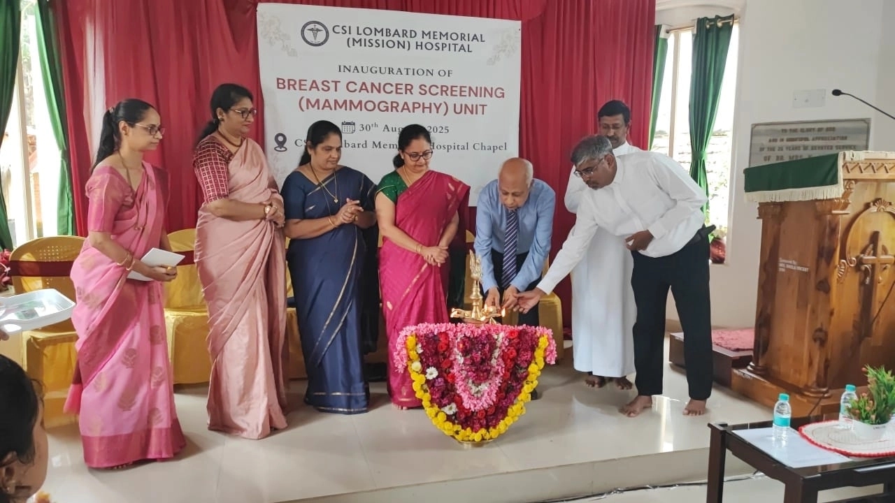 ಉಡುಪಿ: ಸಿಎಸ್ಐ ಲೊಂಬಾರ್ಡ್ ಸ್ಮಾರಕ ಆಸ್ಪತ್ರೆ (ಮಿಷನ್)ಯ ಸ್ತನ ಕ್ಯಾನ್ಸರ್ ಪರೀಕ್ಷಾ ಘಟಕ ಉದ್ಘಾಟನೆ - News Karnataka