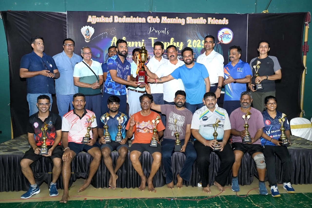 ಉಡುಪಿ: ಅಷ್ಟಮಿ ಟ್ರೋಫಿ-2025 "ಶಟಲ್ ಬ್ಯಾಡ್ಮಿಂಟನ್ ಪಂದ್ಯಾಟ- ‘ಕೃಷ್ಣ ಕಿಂಗ್ಸ್" ತಂಡ ಚಾಂಪಿಯನ್ - News Karnataka