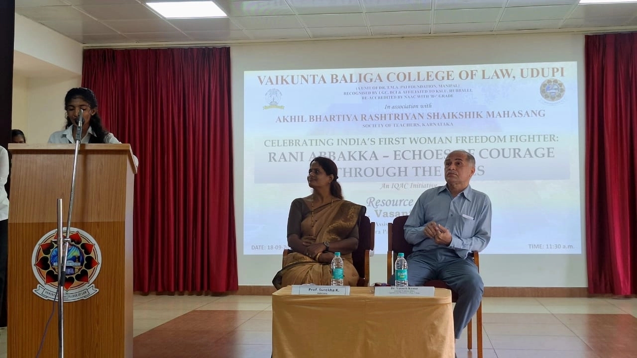 ಅಬ್ಬಕ್ಕಳ ಧೈರ್ಯ, ಸಾಹಸ ಆದರ್ಶವಾಗಬೇಕು – ವಸಂತ್ ಕುಮಾರ್ - News Karnataka