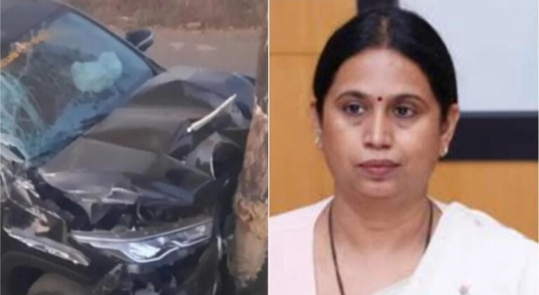 ಸಚಿವೆ ಲಕ್ಷ್ಮಿ ಹೆಬ್ಬಾಳ್ಕರ್ ಕಾರು ಅಪಘಾತ: ಪ್ರಾಣಾಪಾಯದಿಂದ ಪಾರು - News Karnataka