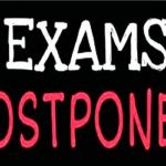 Exam Postponed