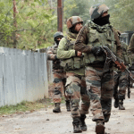 Terrorists open fire on army vehicle