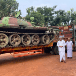 Ministry of Defence donates T-565 tank to Dharmasthala 'Manjusha' Museum