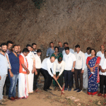 Kadri: Work on construction of retaining wall of Hindu burial ground begins
