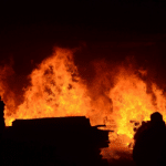 Vehicles charred in fire at Lucknow municipal corporation dumping yard