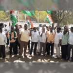 Congress protests in Hassan over remarks against Siddaramaiah