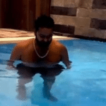 Rishabh Pant shares a video of himself walking in the water