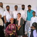 Lavanya felicitated for securing first place in taluk in 2nd PUC
