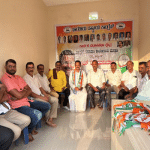 Udupi: Uday Shetty Muniyal visits Congress election office in Udupi