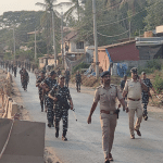 Mangaluru: Crpf, KSRP and local police march