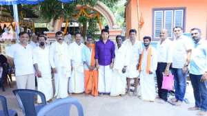 Mangaluru: MLA Y Bharath Shetty participated in Nagadarshana and Ashlesha Pooja.