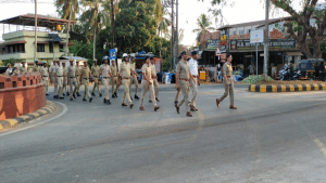 March in Mangaluru Police Commissionerate limits