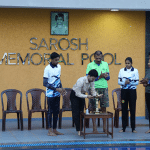 Inauguration of swimming camp at Shakti Residential School