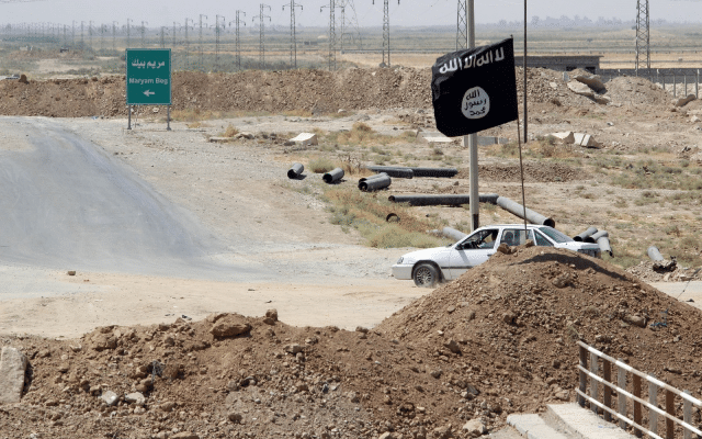 Five ISLAMIC STATE militants holed up in mountain ranges killed