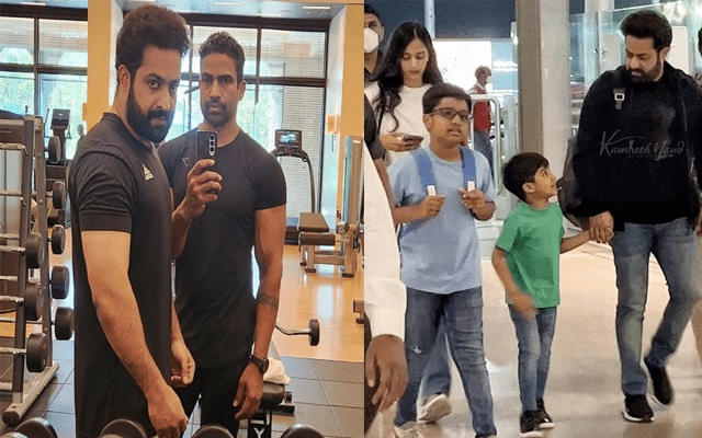 Jr NTR off to vacation with family, but no break for 'Devara' workout
