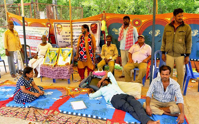 Hassan: Strike by daily wage-outsourced workers in the forest sector